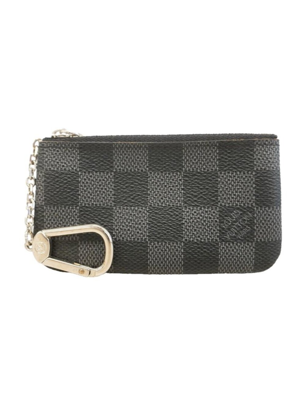 Louis Vuitton Coin Purse Damier Graphite Pochette Cles Black
